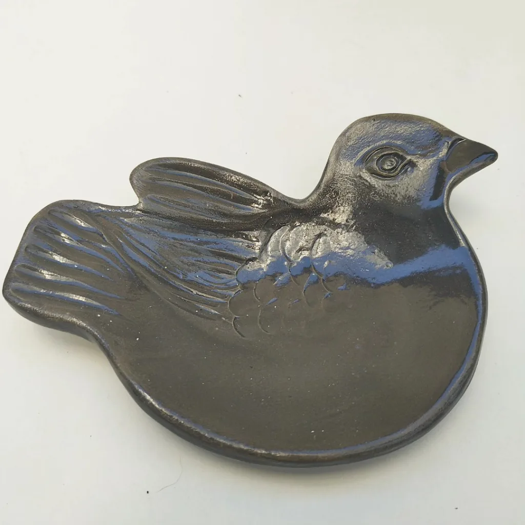 Coupelle oiseau noir